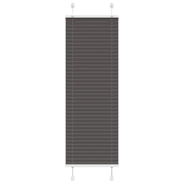 Estor Plisado negro 45x150 cm Tela Ancho 44.4 cm Poliéster D