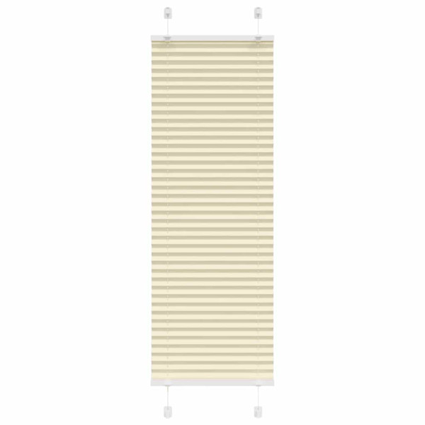 Estor Plisado crema 50x100 cm Tela Ancho 49.4 cm Poliéster D