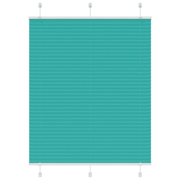 Estor Plisado verde petróleo 110x150 cm Tela Ancho 109.4 cm D