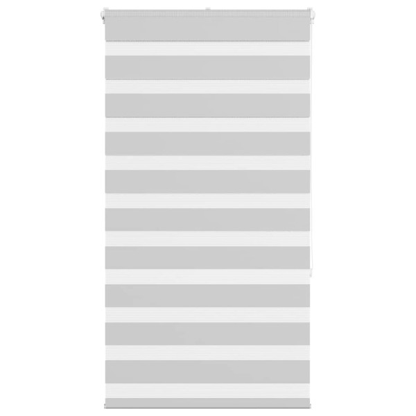 Estor cebra gris claro 75x150 cm tejido ancho 70.9 cm poliéster D
