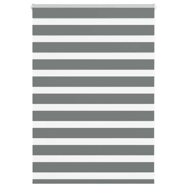 Estor cebra gris oscuro tejido ancho 100.9 cm poliéster D