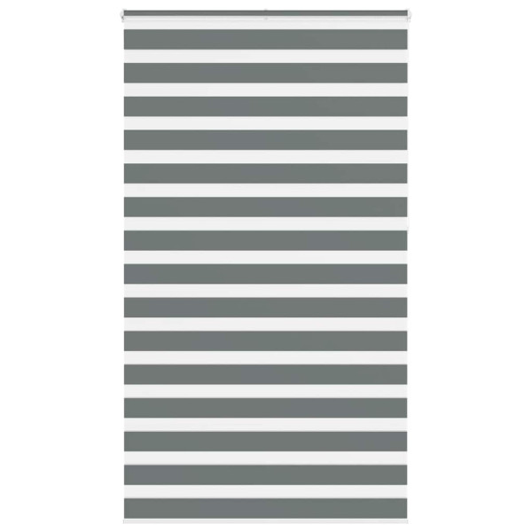 Estor cebra gris oscuro tejido ancho 130.9 cm poliéster D
