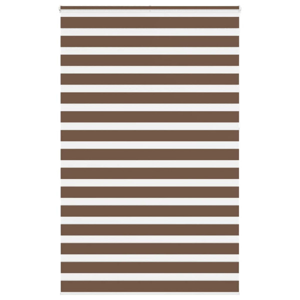 Estor cebra marrón 150x230 cm tejido ancho 145.9 cm poliéster D