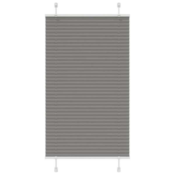 Estor Plisado Antracita 75x150 cm Tela Ancho 74.4 cm Poliéster D