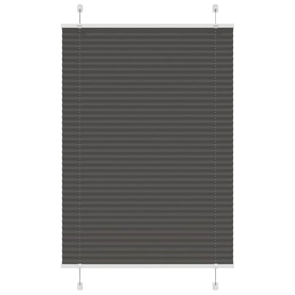 Estor Plisado negro 85x150 cm Tela Ancho 84.4 cm Poliéster D