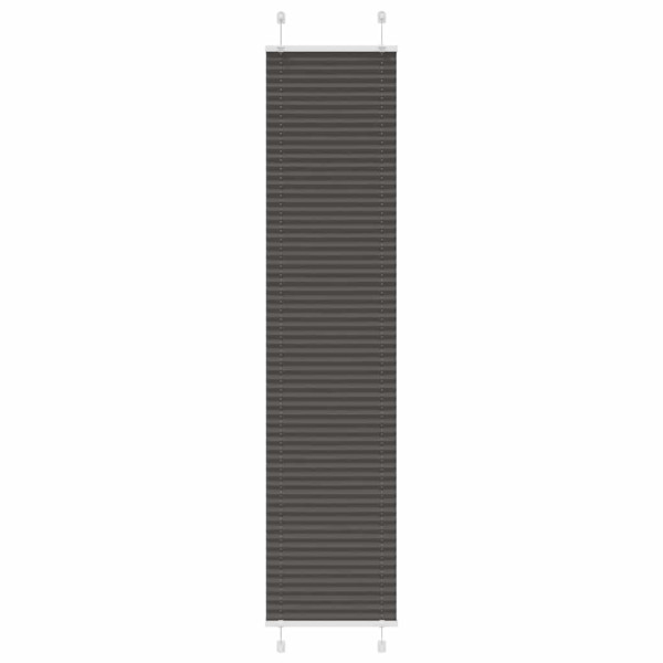 Estor Plisado negro 45x200 cm Tela Ancho 44.4 cm Poliéster D