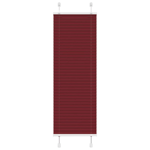 Estor Plisado rojo burdeos 40x150 cm Tela Ancho 39.4 cm D