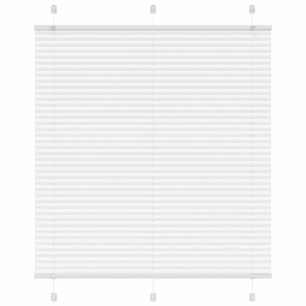 Estor Plisado blanco 120x100 cm Tela Ancho 119.4 cm Poliéster D