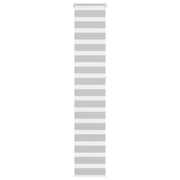 Estor cebra gris claro 40x230cm tejido ancho 35.9 cm poliéster D