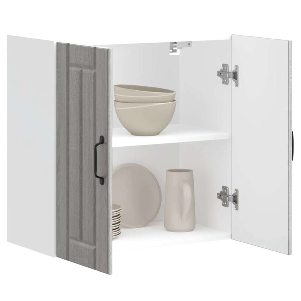 Armario de pared cocina Lucca madera contrachapada gris sonoma Armario de pared cocina Lucca madera contrachapada gris sonoma D