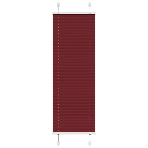 Estor Plisado rojo burdeos 45x100 cm Tela Ancho 44.4 cm D