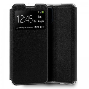 Funda COOL Flip Cover para Samsung A908 Galaxy A90 5G Liso Negro D