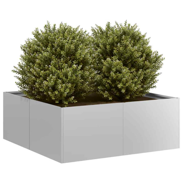 Jardinera 80x80x30 cm de acero galvanizado D