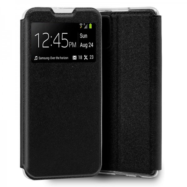 Funda COOL Flip Cover para Samsung G985 Galaxy S20 Plus Liso Negro D