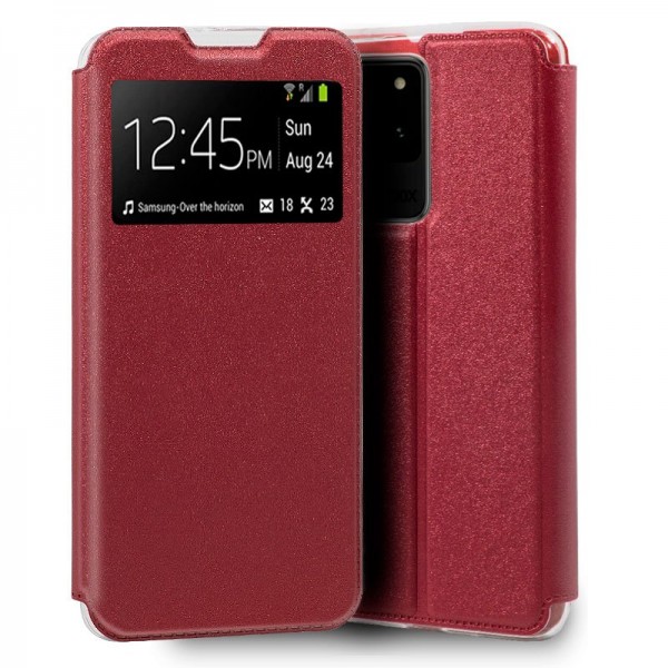 Funda Flip Cover Samsung G988 Galaxy S20 Ultra 5G Liso Vermelho D