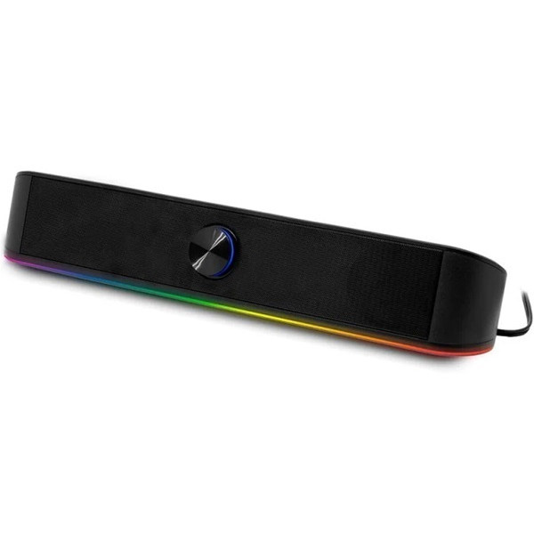 Phoenix ohmios barra sonido rgb 6w rms bt - bluetooth - usb - aux - botones tactiles D