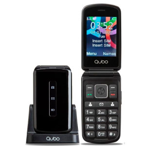 Teléfono móvil qubo p-210nw 4g para personas mayores/ negro D