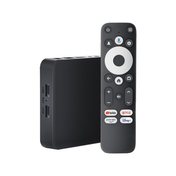 Leotec TV box 4K GC232 negro D