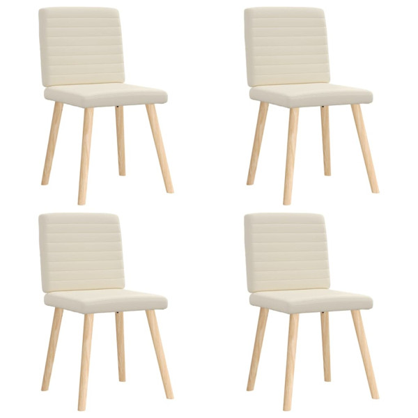 Sillas de comedor 4 unidades lino Sillas de comedor 4 unidades lino D