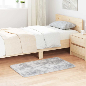 Alfombra de pelo largo NAVARRA gris claro 60x100 cm poliéster D