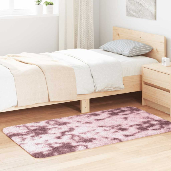 Alfombra de pelo largo NAVARRA rosa polvoriento 80x150 cm D