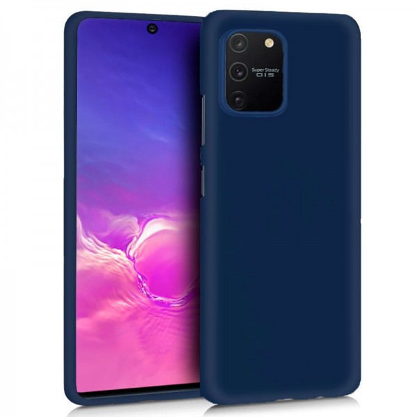 Funda Silicona Samsung G770 Galaxy S10 Lite (Azul) D