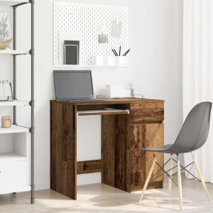 Escritorio de madera vieja 86x49x76 cm Madera de ingeniería D