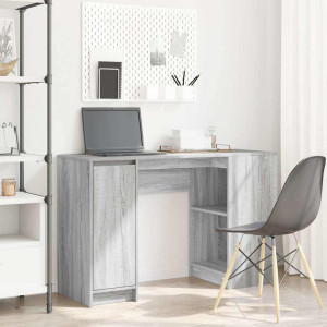 Escritorio Sonoma gris 120x42x76 cm madera de ingeniería D