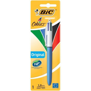 Bolígrafo de tinta de aceite retráctil bic 4 colours D