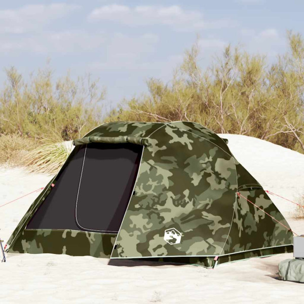 Tenda de pesca para 5 pessoas camouflage impermeável D