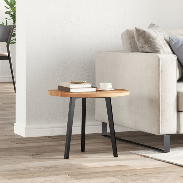 Tablero de mesa redondo madera maciza de acacia Ø50x2 cm M 3