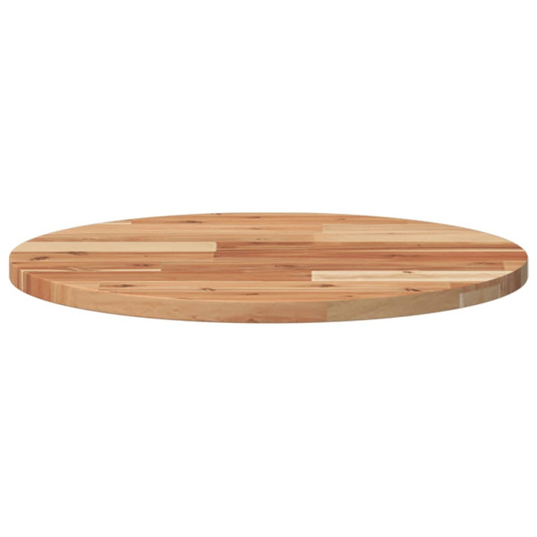 Tablero de mesa redondo madera maciza de acacia Ø50x2 cm M 4