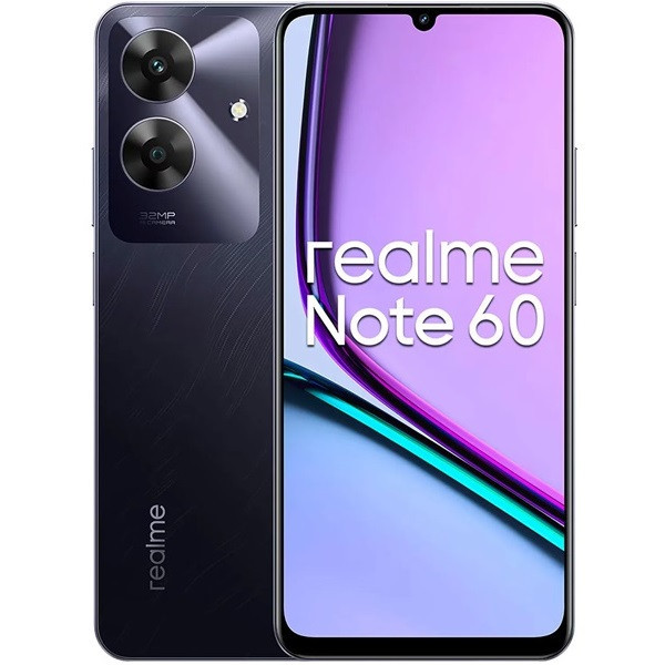 Realme Nota 60 dual sim 4 GB RAM 128 GB preto D