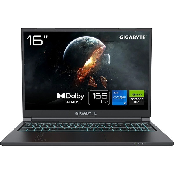 GIGABYTE G6 16" Intel Core i7 16GB RAM 1TB KF-H3ES854KD preto D