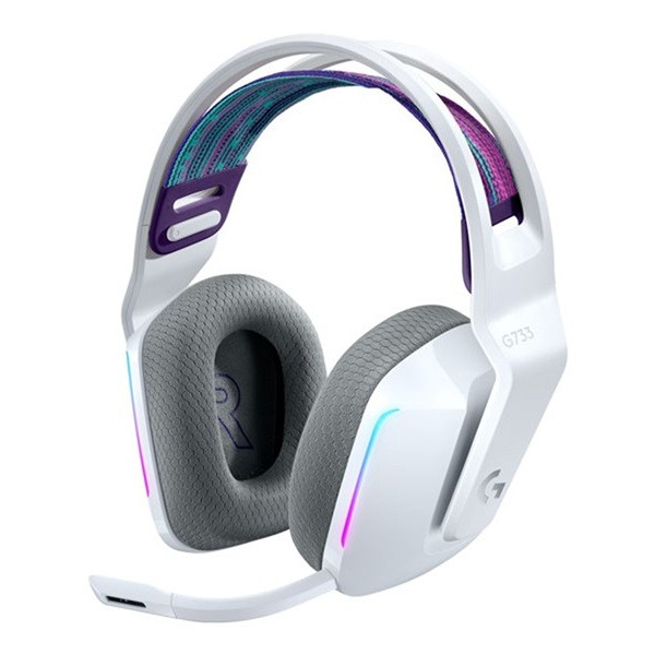 Auriculares Gaming con micrófono Logitech G733 blanco D