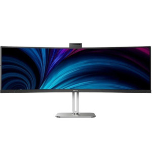 Monitor profesional ultraparonámico curvo philips 49b2u6903ch 48.8'/ dual qhd/ multimedia/ regulable en altura/ webcam/ negro D