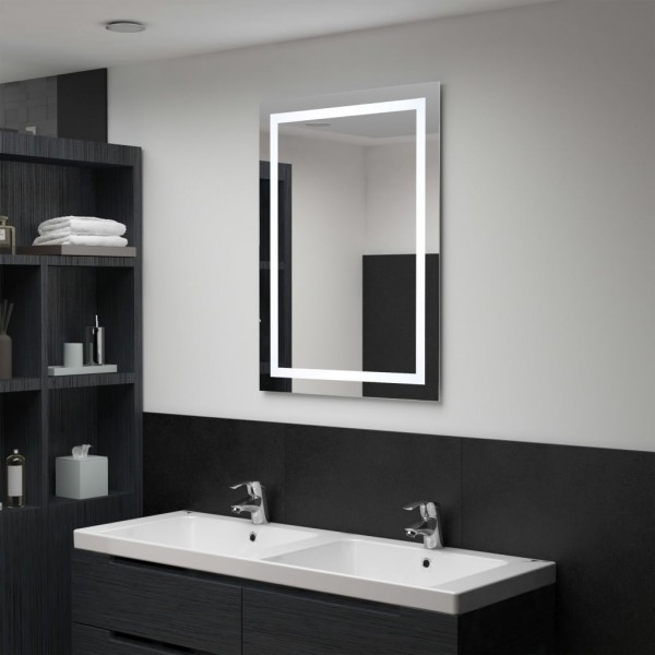 Espelho de banheiro com LED e sensor táctil 60x80 cm D