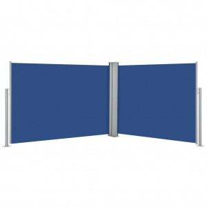 Toldo lateral retráctil azul 120x1000 cm D