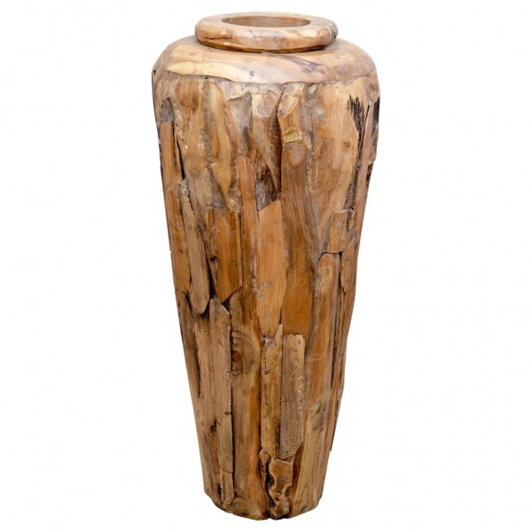 Vaso de madeira maciça de tecido 40x80 cm D