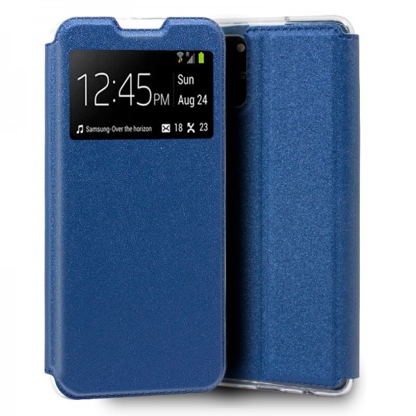 Funda Flip Cover Samsung G770 Galaxy S10 Lite Liso Azul D