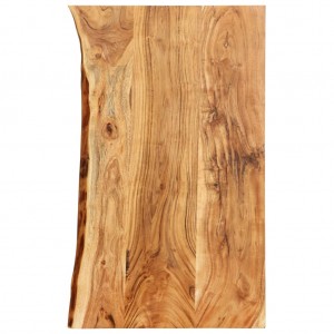 Encimera para armario tocador madera maciza acacia 100x52x3.8cm D