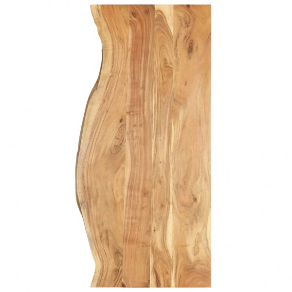 Encimera para armario tocador madera maciza acacia 140x52x2.5cm D