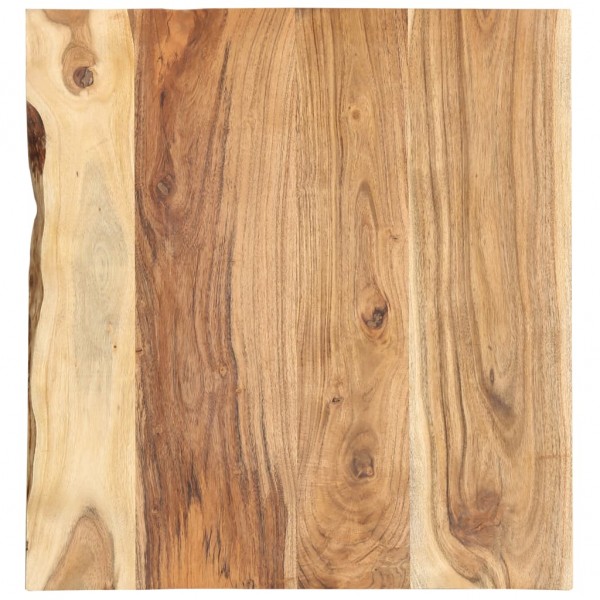 Superficie de mesa de madera maciza de acacia 58x(50-60)x2.5 cm D