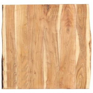Superficie de mesa de madera maciza de acacia 58x(50-60)x3.8 cm D