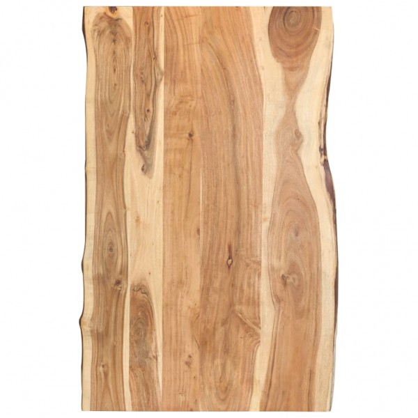 Superficie de mesa de madera maciza de acacia 100x(50-60)x3.8 cm D