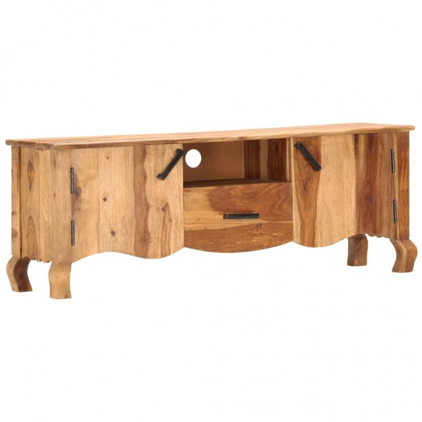 Mueble para TV de madera maciza de sheesham 115x30x42 cm D