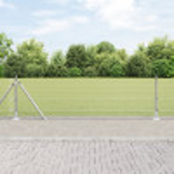 Ala próxima soldada com 7 Posts com Flange 0.6x10 m galvanizado Aço Ala próxima soldada com 7 Posts com Flange 0.6x10 m galvanizado Aço D