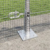 Ala próxima soldada com 7 Posts com Flange 0.6x10 m galvanizado Aço Ala próxima soldada com 7 Posts com Flange 0.6x10 m galvanizado Aço 4
