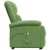 Sillón de masaje elevable terciopelo verde claro 5