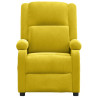 Sillón de masaje de terciopelo amarillo 3